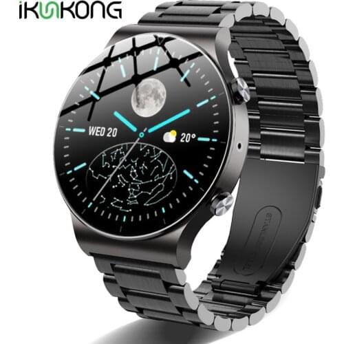 2021 New Bluetooth Call Smart Watch Men IP68 Waterproof Full Touch Screen Sports Fitness Weather Display Smartwatch Android IOS