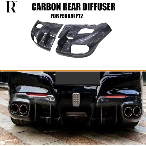 Carbon Fiber Rear Bumper Diffuser for Ferrari F12 2013 - 2017