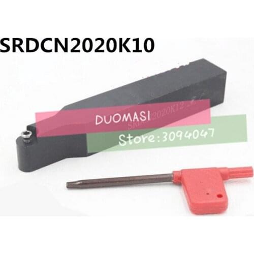 SRDCN2020K10 20*20MM Metal Lathe Cutting Tools Lathe Machine CNC Turning Tools External Turning Tool Holder S-Type SRDCN