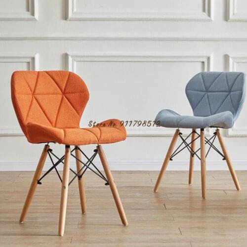 Nordic dining chair bedroom home leisure simple stool negotiation office dormitory desk chair makeup nail chair