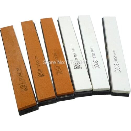Knife Sharpener Polishing 180# 400# 800# 1500# 2000# 3000# Grit Sharpener Stone Grinding System Whetstone For Kitchen Tool