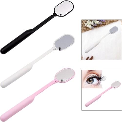 Magnifying Checking Eyelash Extension Mirror Small Magnifying Glass Plastic Mouth Oral Care for Checking Details Makeup Tool