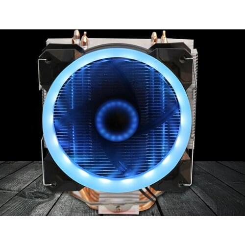 SAHARA Cooling Fan Pirate Series CPU Radiator Computer Chassis Fan Multi-Function Color Radiator Fan 4 Heat Pipe CPU Heatsink