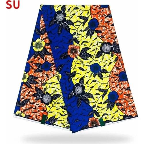 Veritble Wax Original Ankara Printed Cotton Fabric By The Yard 100%Soft Breathable African Sewing Material For Dress SP 1700