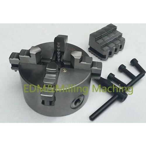 1Set High Quality Milling Machine K12-100 4 Jaw Self Centering Lathe Chuck CNC Diameter 100mm DURABLE New