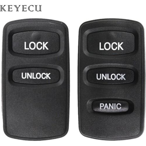 Keyecu Replacement Remote Key Shell Case Fob 2 Buttons for Mitsubishi Lancer Outlander Endeavo