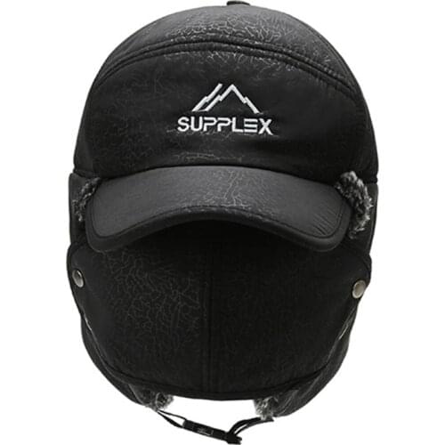 XdanqinX Winter New Thermal Bomber Hats For Men Women Casual Ear Protection Windproof Ski Cap Couple Fluffy Warm Earmuffs Caps