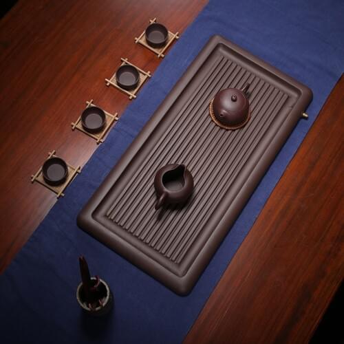 Zisha Tea Plate Imitated Bakelite Tea Plate High-grade Zisha Tea Sea Wholesale Factory Direct Sale Teaware Accessories