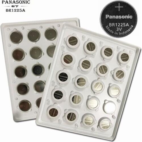 10pcs/lot New Original Panasonic BR1225A BR1225 1225 3V Wide temperature button lithium batteries/High temperature battery