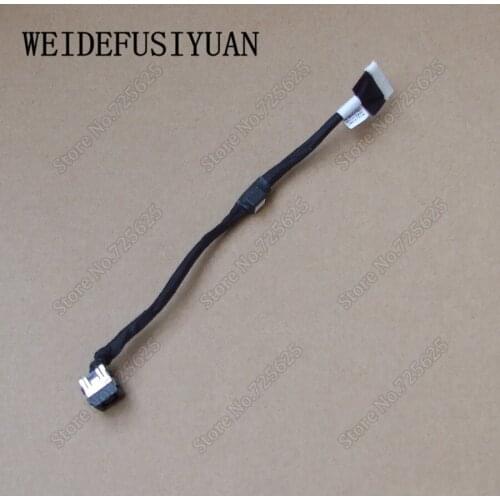 50-100PCS AC DC POWER JACK SOCKERT WITH CABLE HARNESS FOR DELL Alienware 15 R1 R2 Series DC in Cable