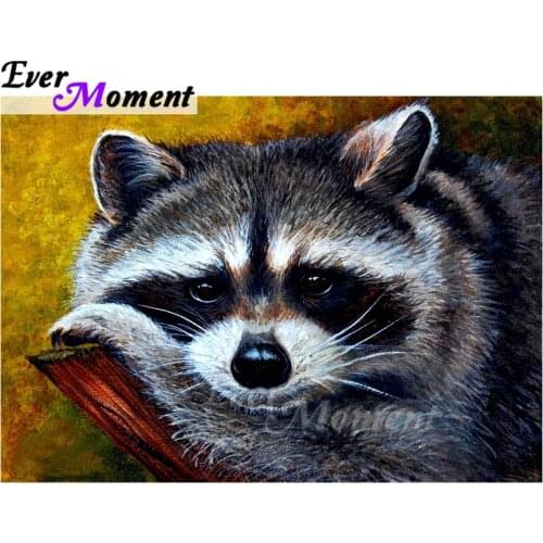 Ever Moment Diamond Painting Picture Of Rhinestone Otter Full Square Drill 5D DIY Diamond Embroidery Decoration Home ASF1660