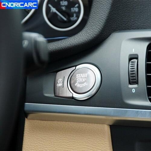 Car Styling Console Engine Start Stop Buttons Decoration Cover Trim For BMW X3 F25 X4 F26 X5 F15 X6 F16 Interior Accessories