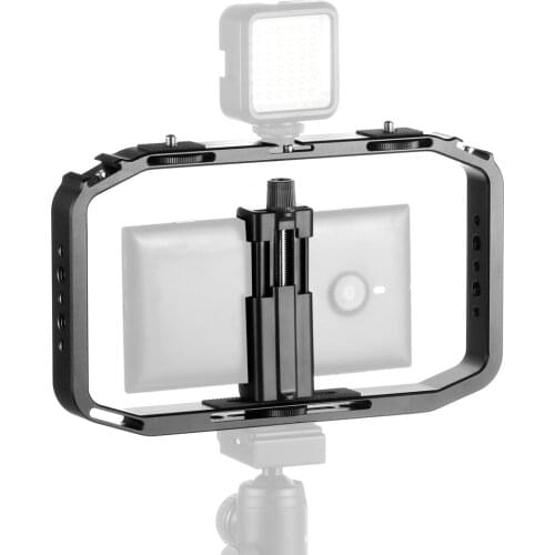 Handheld Grip Stabilizer Living Vlog Camera Cage Phone Video Rig Bracket for DJI OSMO Action/YI/EKEN for Gopro 8 7 6 Filmmaking