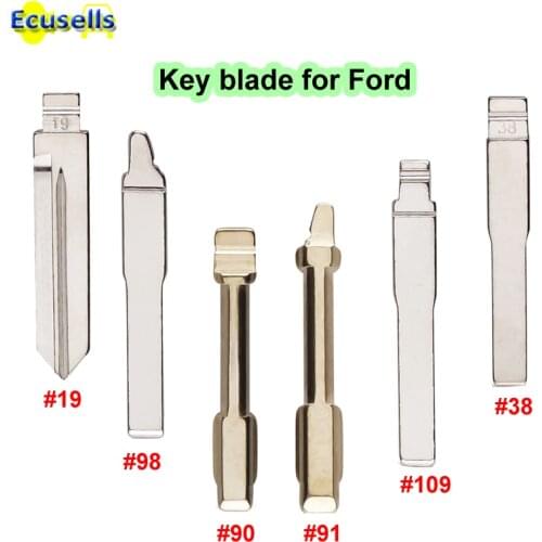 #19 #38 #90 #91 #98 #109 KD/Xhorse HU101 FO21 FO38 Remote Key For Ford Fusion Focus Mondeo Fiesta Transit Flip Blank Key Blade