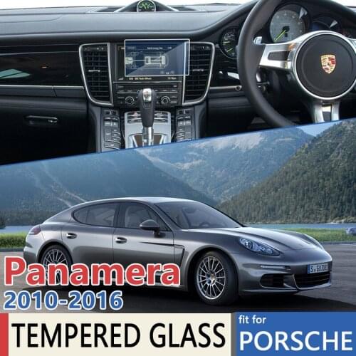 For Porsche Panamera G1 2010~2016 MK1 Car Navigation GPS Ultra-Thin Film Touch Full Screen Protector Tempered Glass Accessories