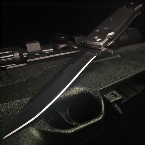 Exquisite Folding Knife, Stainless Steel Knife, Pocket Pocket Knife, Outdoor Camping, Barbecue, Fishing, Sharp and Durable