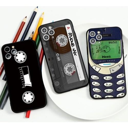 Classical Cassette Tapes For Samsung Galaxy A22 A12 A52 A21S A32 A72 A51 A50 A71 A70 A31 A10 A40 S21 S20 FE S10 S9 Plus S8 Cases