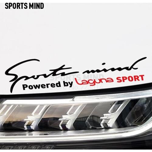 2 Pieces Sports Mind Lamp Eyebrow Vinyl Drift Racing Fatlace Illmotion Car Sticker car styling For renault laguna 2 Accessories