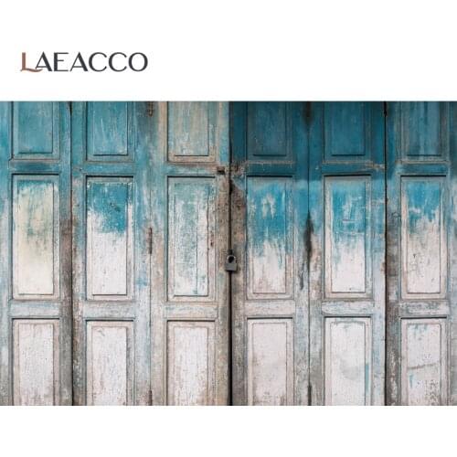 Laeacco Old Vintage Wooden Door Board Rural Village Party Wall Photography Background Photo Backdrop For Photo Studio Photocall