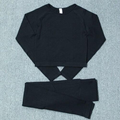 2020 Custom Ladies High Waisted Workout Gym Leggings Seamless Yoga Pants Leggings Set