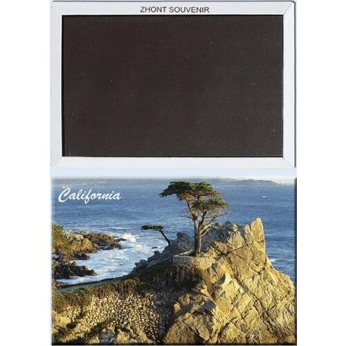 USA_Lono_Cypress Pebble_Beach California Fridge Magnets 22056,Quality Souvenirs for Tourist Attraction