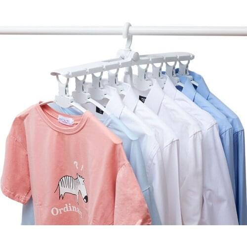 Multi-function Magic Hangers Childrens Clothes Adult Folding Plastic Wardrobe Storage
