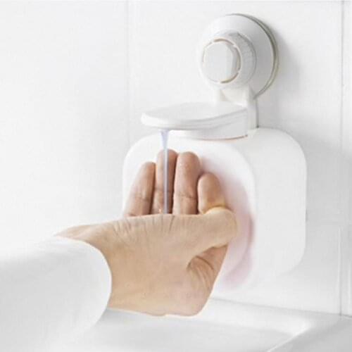 Wall-mounted Soap Dispenser Sucker Foaming Soap Dispenser Waterproof For Kitchen Bathroom