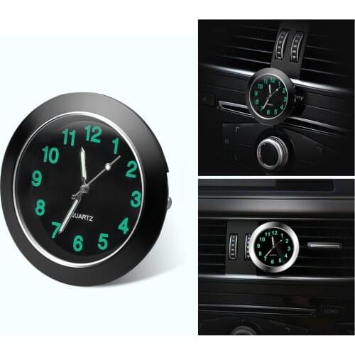 2021 New Universal Car Clock Stick-On Electronic Watch Dashboard Noctilucent Decoration For SUV Cars