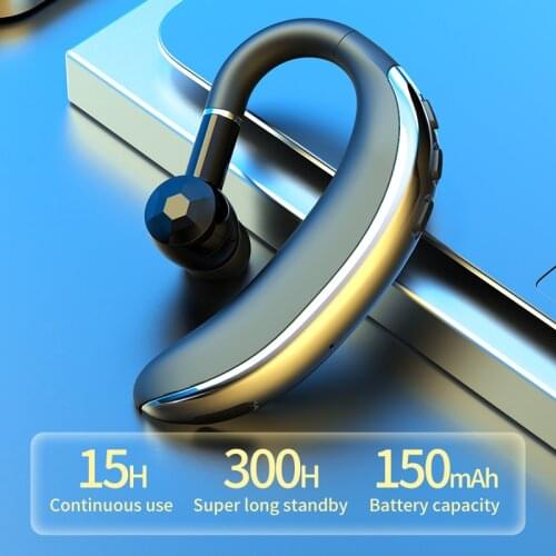 2021 New Bluetooth Headset Bluetooth 5.0 Earpiece Handsfree Headphones Mini Wireless Earphone Earbud Earpiece For iPhone xiaomi