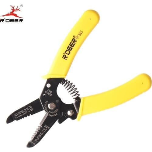 RDEER Wire Stripper Pliers 160mm Carbon Steel Cutting Pliers Cutting Edge Cable Automatic Wire Stripper Multi Tools Hand Tools