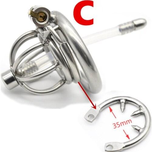 Chastity Cage Bondage Gear Male Chastity Belt Stainless Steel Chastity Device Cock Cage Penis Plug Urethral Sound Sex G202