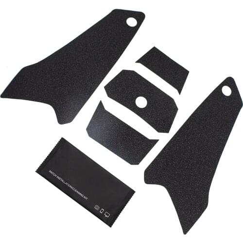 For HONDA CB650R CBR650R 2019-ON Motorcycle Black PVC Rubber Front Fuel Tank Protection Decal Sticker