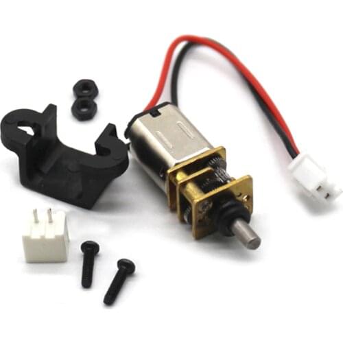 1 Set 230-450 RPM N20 Geared Motor with Cable & Motor Mount DC 3-6V Metal Gearbox with Gearwheel DIY Smart Car Robot Motor