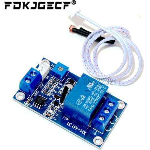 XH-M131 DC 5V / 12V Light Control Switch Photoresistor Relay Module Detection Sensor 10A brightness Automatic Control Module