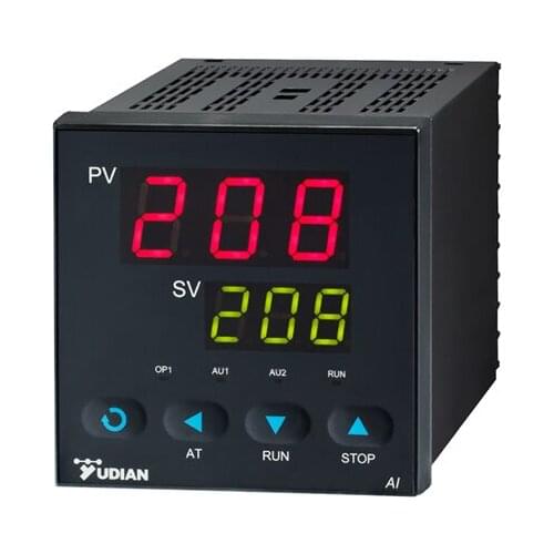 Yǔ diàn wēn kòng qì xiàmén yǔ diàn shù xiǎn zhìnéng quán zìdòng wēn kòng yíbiǎo PID wēndù kòngzhì qì wēn kòng yí AI-207D1G(48*48