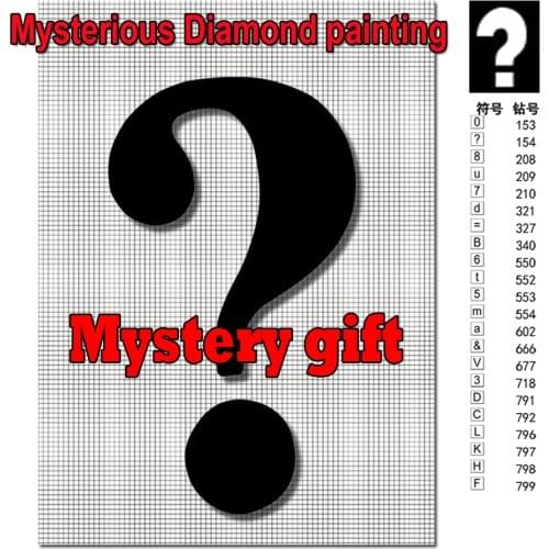 Mystery gift Mysterious 5D DIY Diamond Painting full drill mosaic custom photo 5D Diamond Embroidery Painting Surprise Box