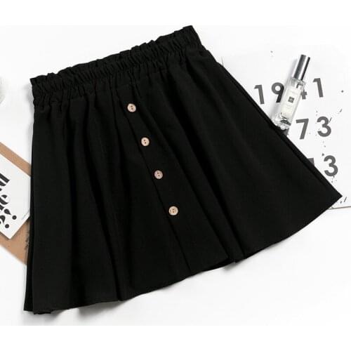 2020 Small fresh chiffon summer elastic waist show thin a - line anti-skidding short tulle micro mini sexy white skirt for women