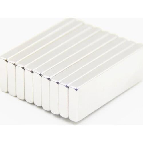 10pcs F50x10x2mm Super Powerful Strong Rare Earth Block NdFeB Magnet Neodymium N35 Magnets F50*10*2mm Free Shipping