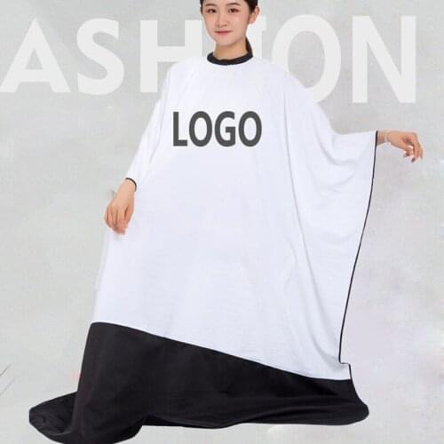5pcs/lot Print Your LOGO 3 Colors XL Size Hair Wrap Hairdressing Cape for Adult Hair Cutting Cape for Professional Salon Cape
