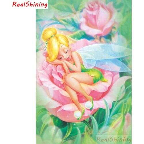 5D Diy Diamond Painting full Square Diamond Cross Stitch Diamond Embroidery Cute elf picture for room Decor H2083