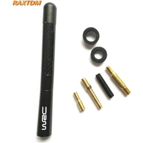Car Antenna WRC style Carbon Fiber radio fm antena for Ford Focus MK2 MK3 Fiesta kia honda VW Peugeot Mazda Toyota accessories