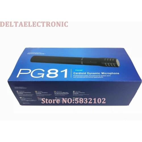 Free Shipping PG81 Instrument Cardioid Condenser Microphone,Musical Instrument Microphone ,Vocal Microfone,Condenser Microfonos