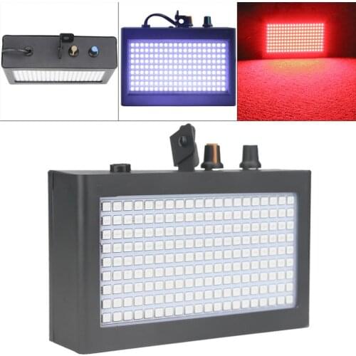 180 LEDs 35W Colorful Strobe Light with Remote Sound Control and Strobe Speed Adjustable Fit for Stage Disco Bar Party Club KTV