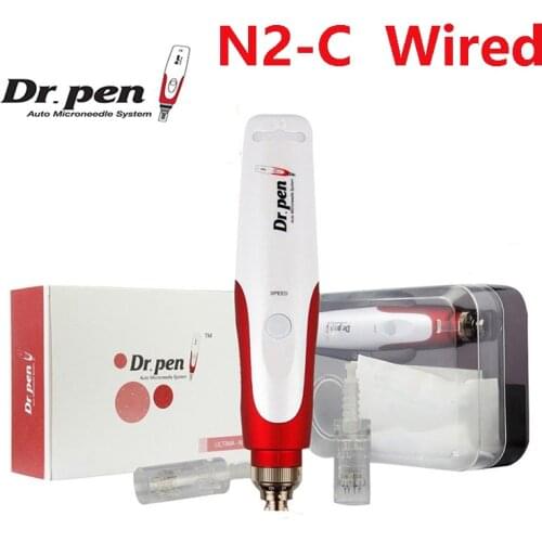 Dr Pen N2-C Wired Dermapen Profesional Microneedling herapy Needle derma pen Skin Care Device beauty Tool Kit