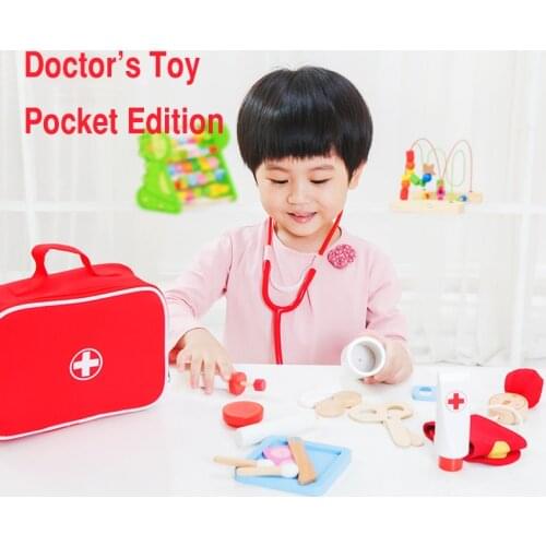 Children simulation doctor toy real life injection role playing toy educational toys for children