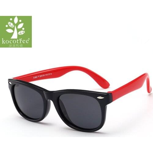 Kocotree Children Brand Polarized Sunglasses Kids Flexible Eyewear Square Frame Baby UV400 Sun Glasses Oculos De Sol Infantil