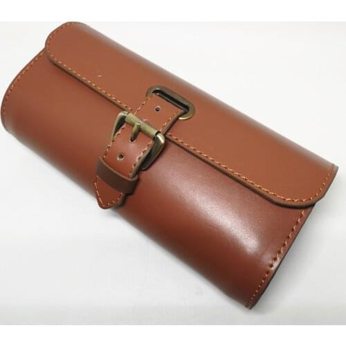 G31 Bicycle Bags British Retro Bicycle Tail Bag Bicycle Saddle Tools Pendant Leather Hardcover PU
