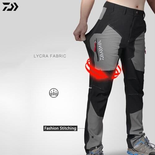 2020 DAWA Summer Men Outdoor Sports Pants Fishing Pants Anti-UV Quick Drying Breathable Pants Mosquito Proof Fishing Trousers
