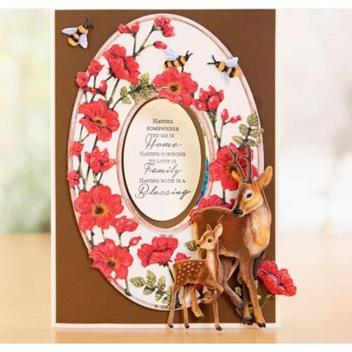 Sika Deer Animal Metal Cutting Dies for Scrapbooking DIY Album Embossing Card Making Decor Stencils Crafts New 2019