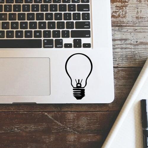 Cartoon Bulb Laptop Case Cover Skin Sticker Laptop Touchpad Skin Laptop Sticker